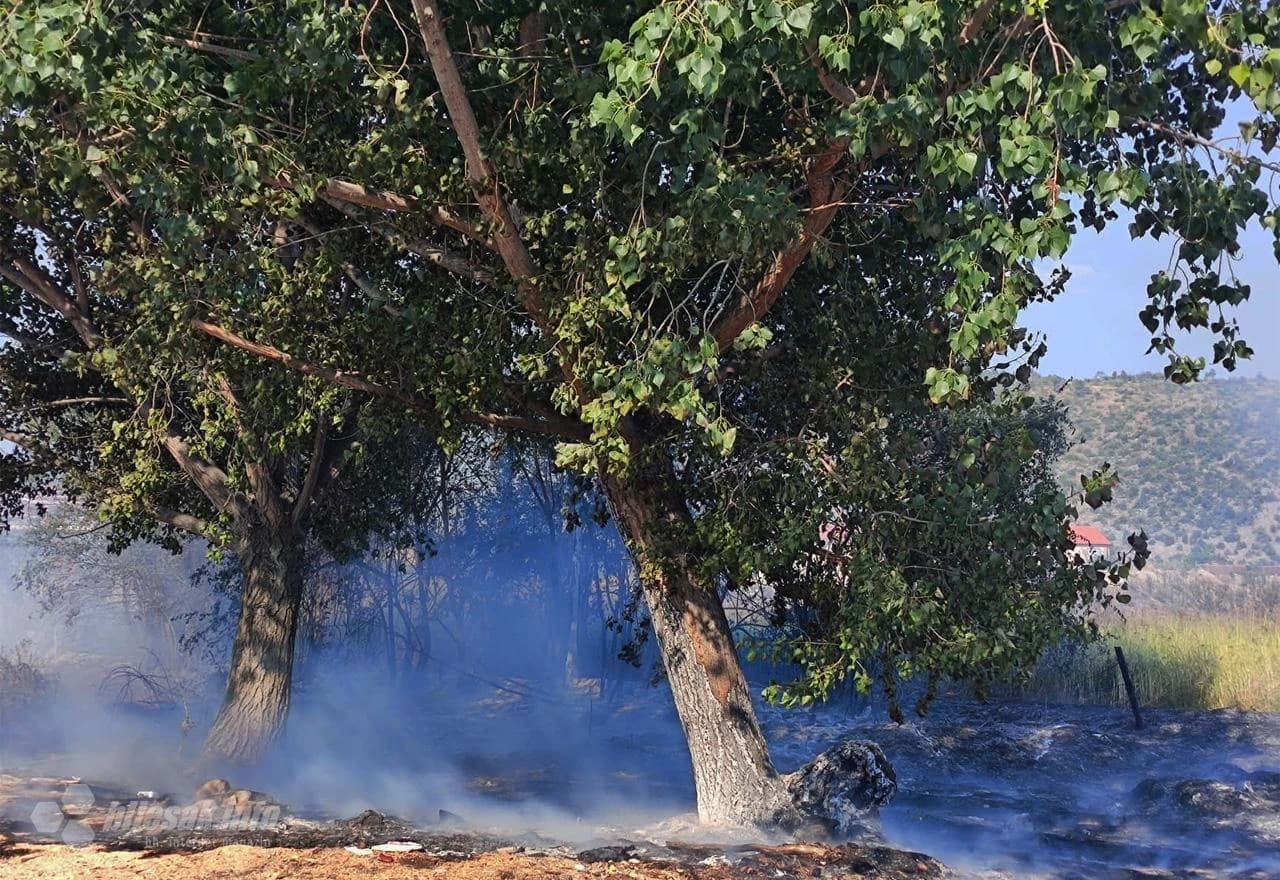 Vatra i dim nakratko obustavili promet između Mostara i Čapljine