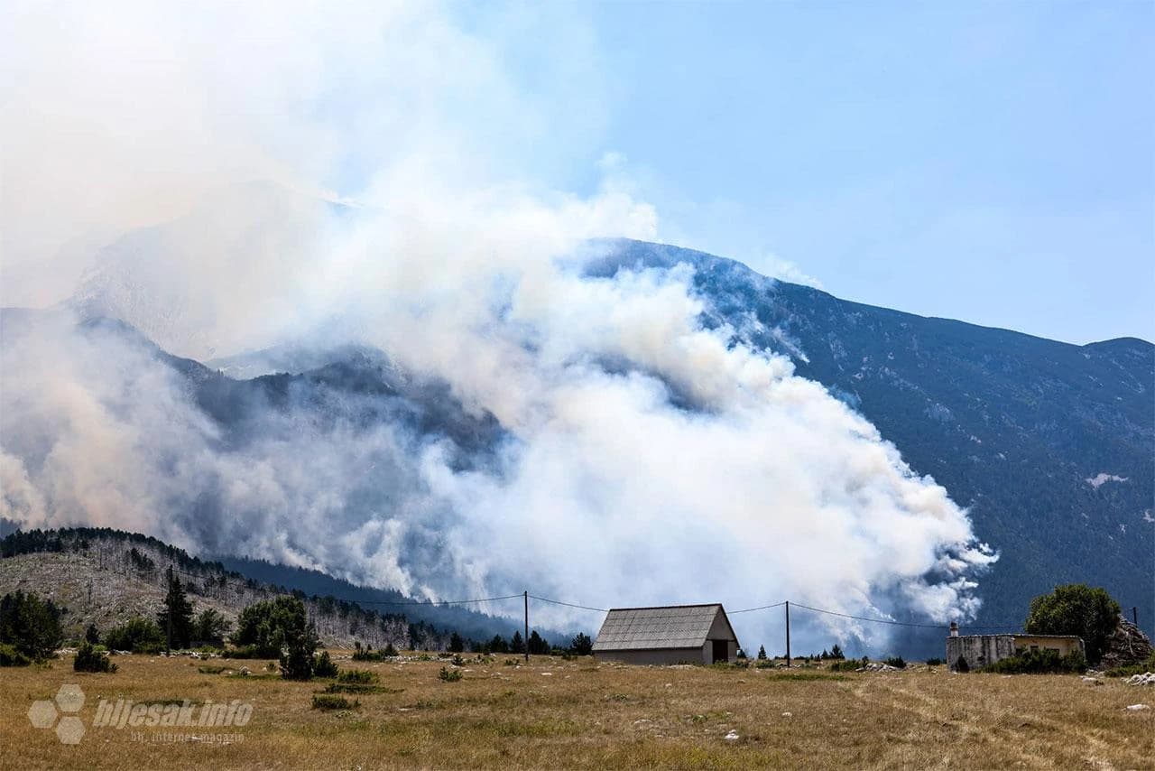 Požar u Parku prirode Blidinje 