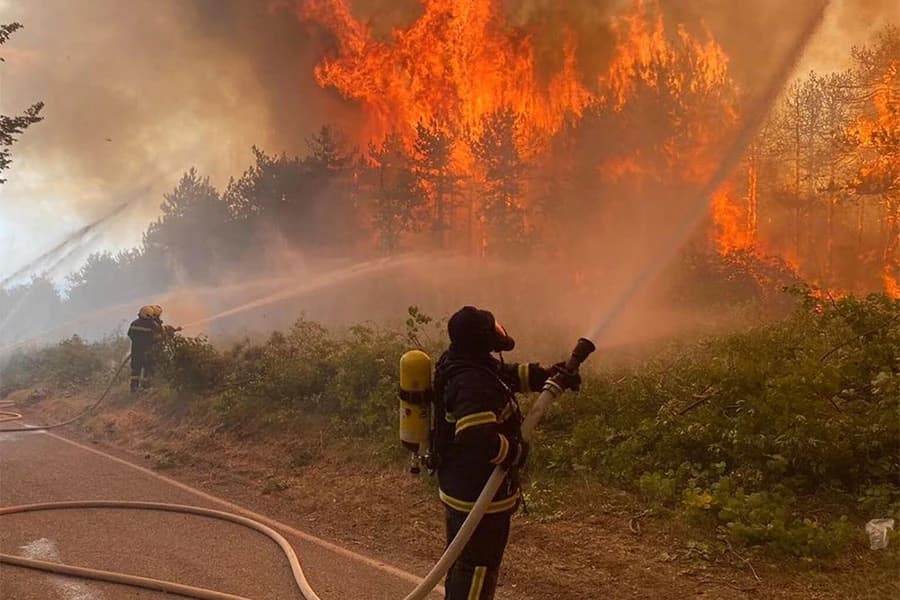 Pogledajte dramatične slike požara u Sloveniji