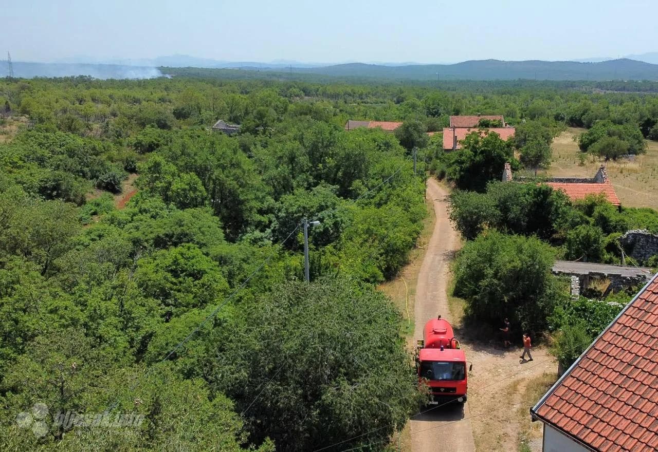 Požar na području Gubavice