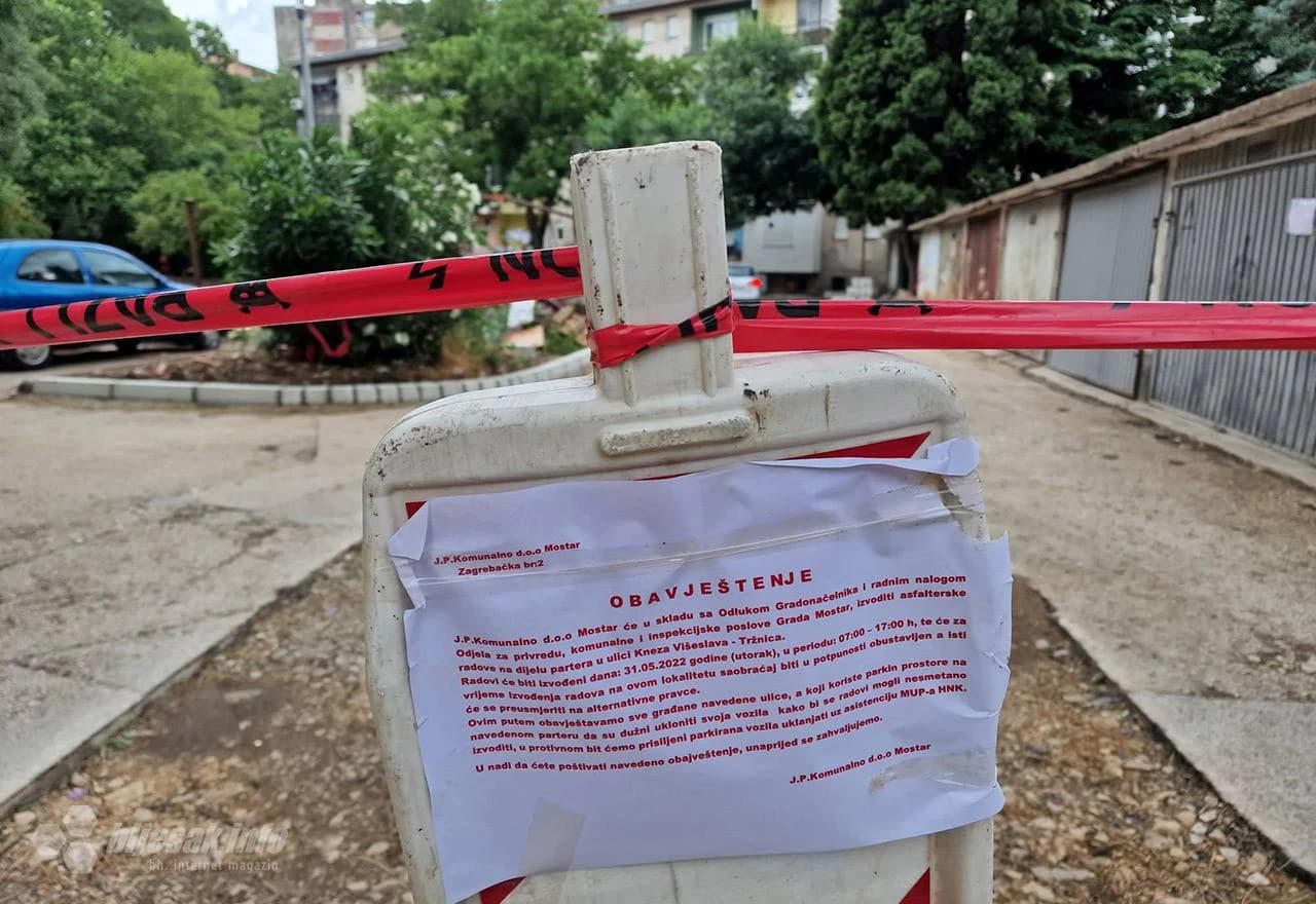 Obavijest o radovima