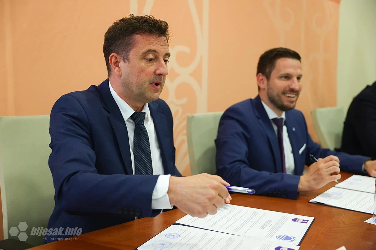Potpisan Sporazum o prijateljstvu i suradnji Grada Mostara i Grada Osijeka