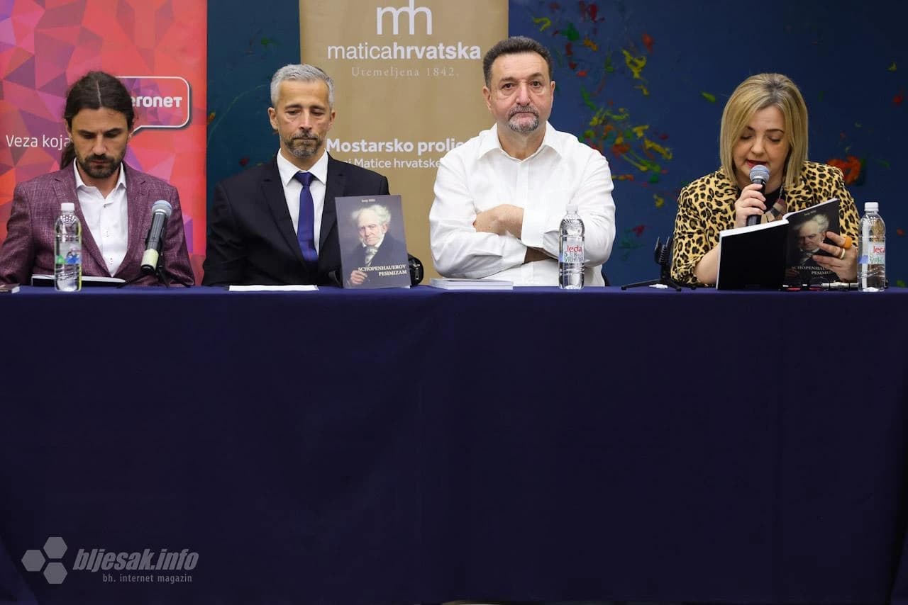 Mostar: Predstavljena knjiga Schopenhauerov pesimizam Josipa Milića