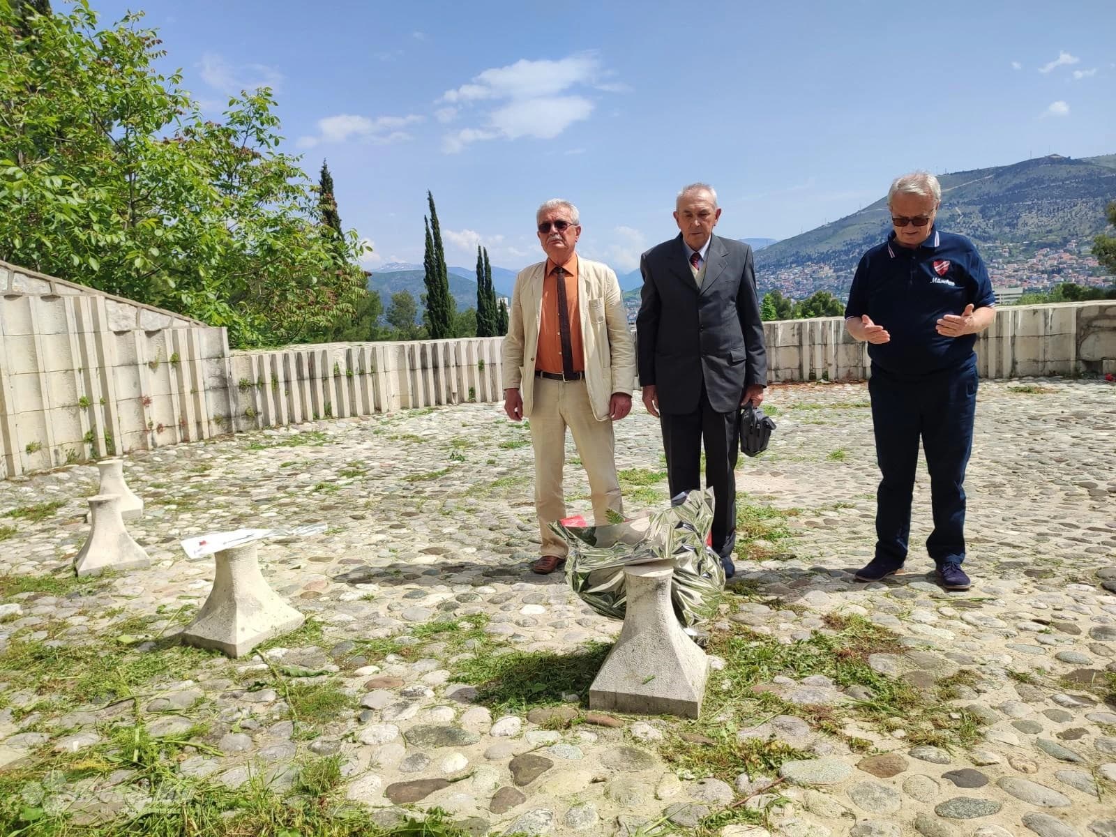 Polaganje cvijeća u povodu 77. godišnjice pobjede nad fašizmom u Drugom svjetskom ratu i Dana Europe