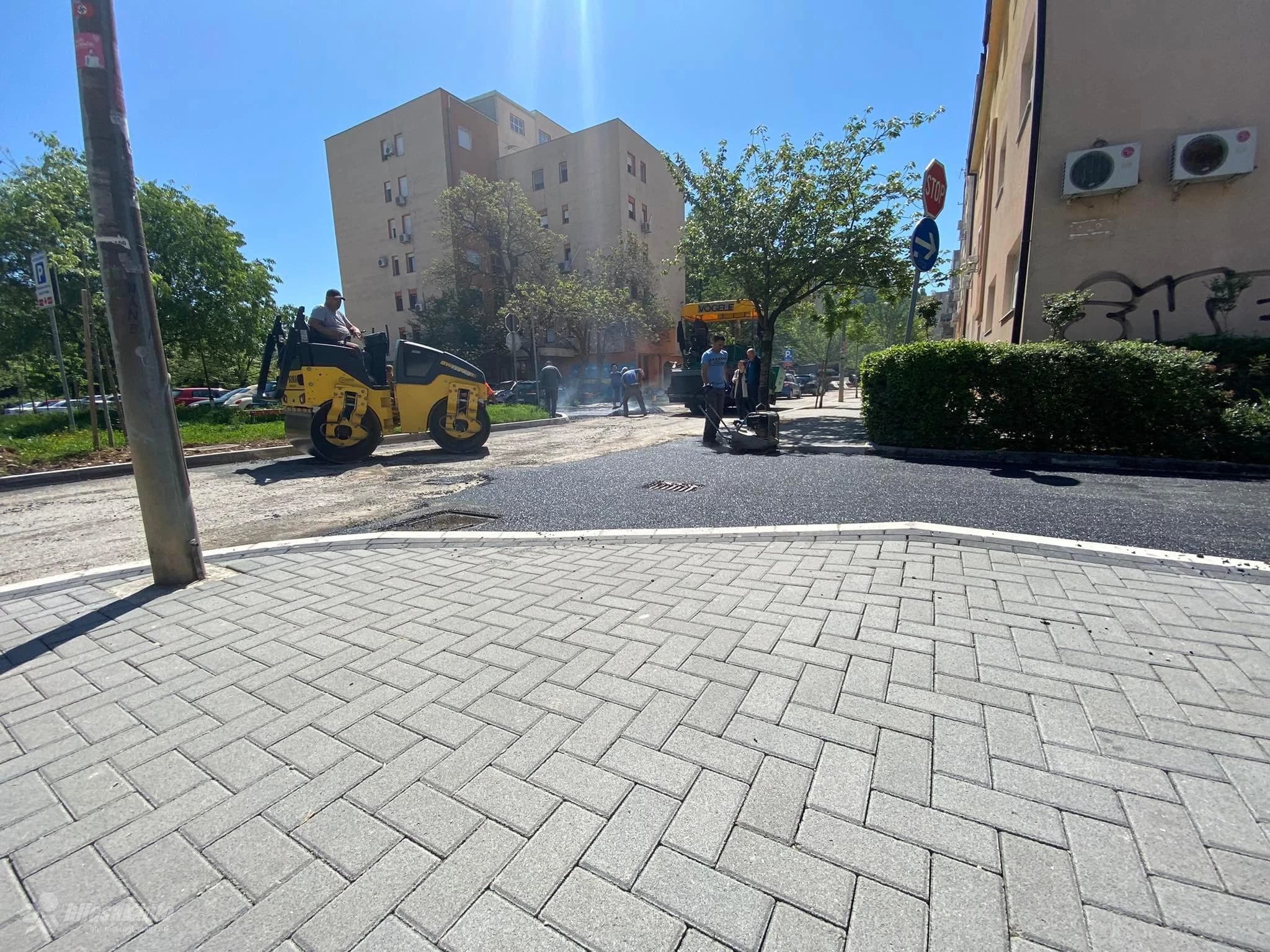 Mostar: Asfaltira se Zagrebačka ulica