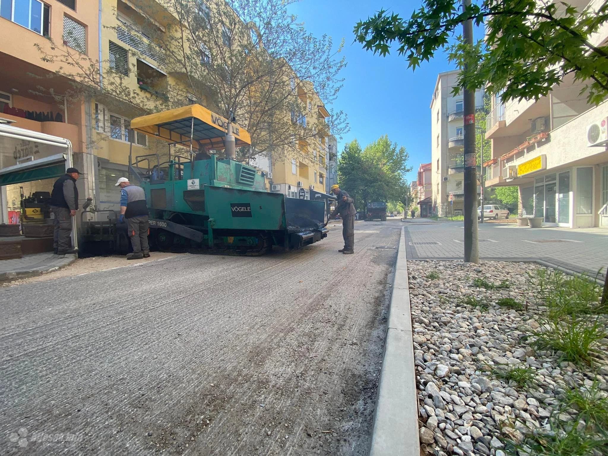 Mostar: Asfaltira se Zagrebačka ulica