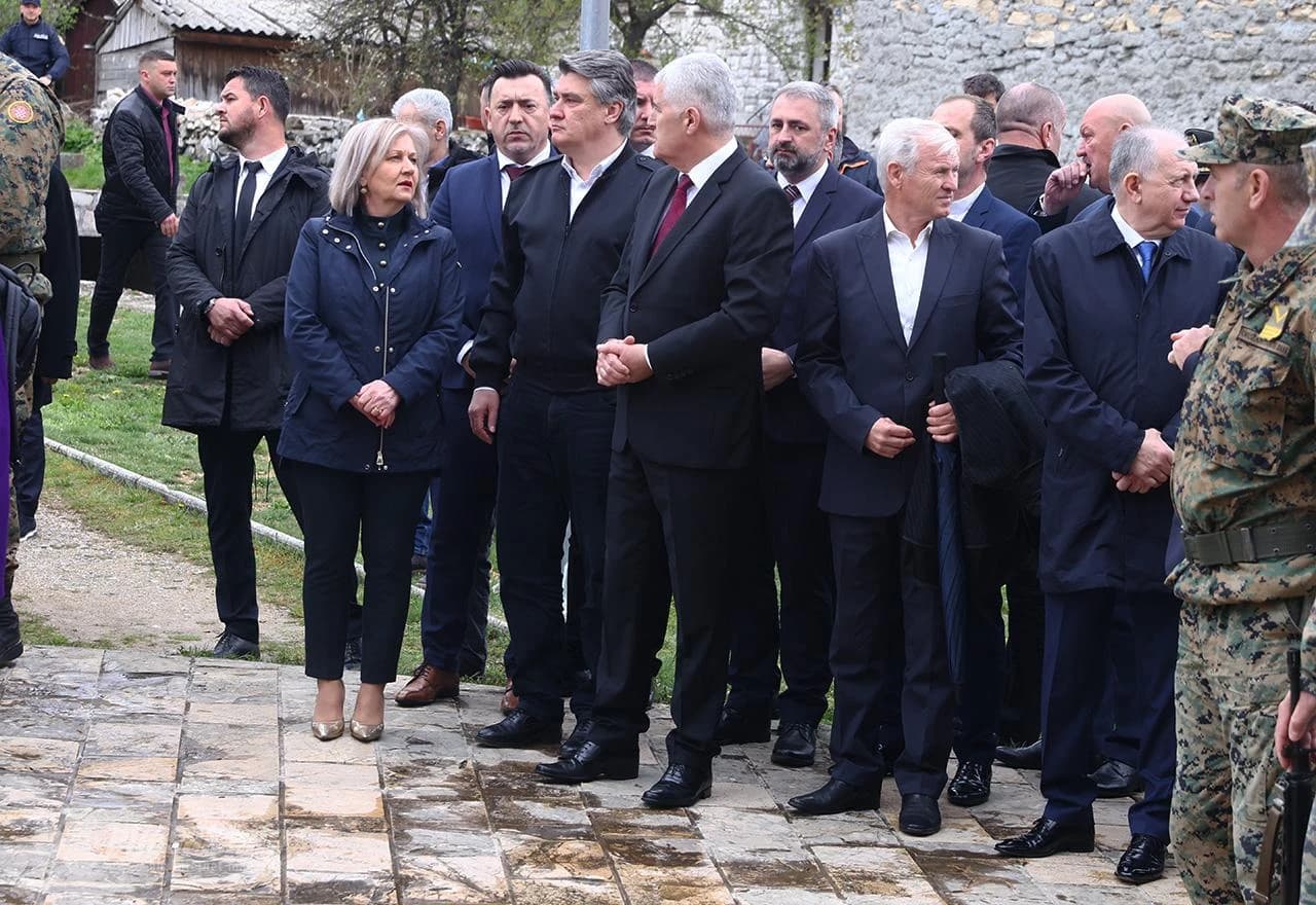 Milanović i Čović u Livnu povodom 30. obljetnice obrane Livna i livanjskog kraja