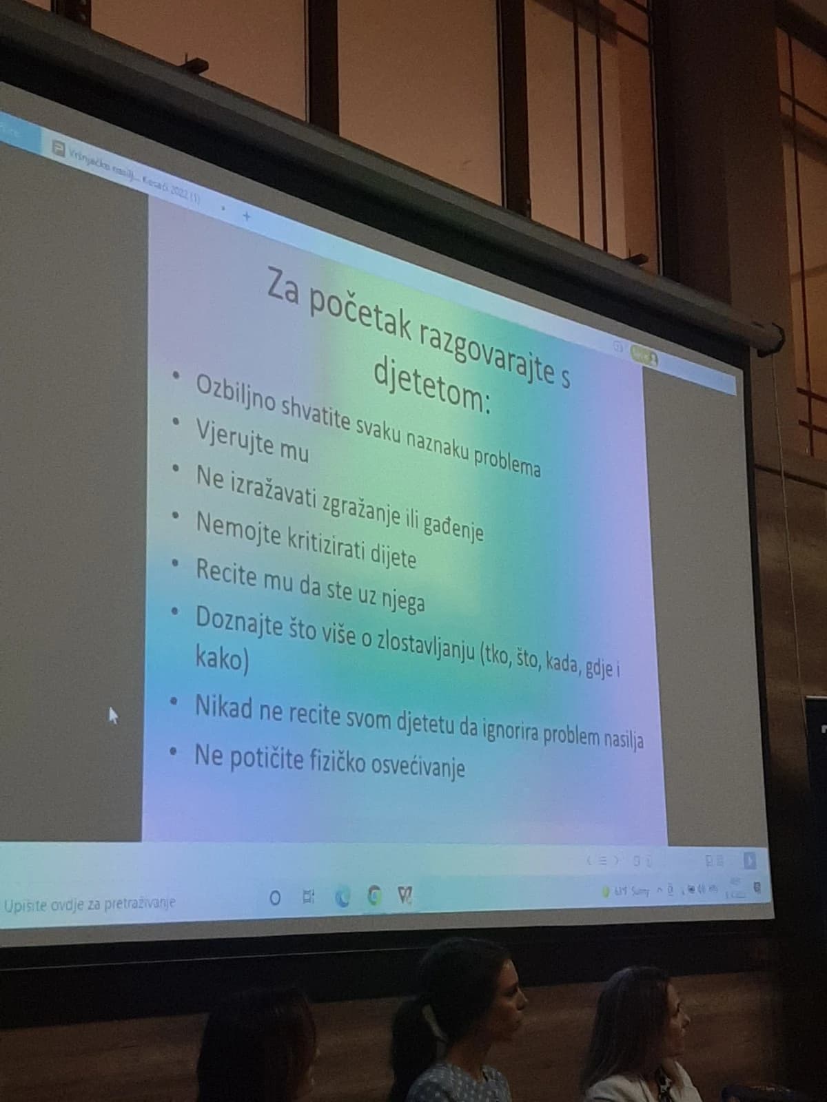 Održano predavanje na temu ''Vršnjačko nasilje'' u Mostaru