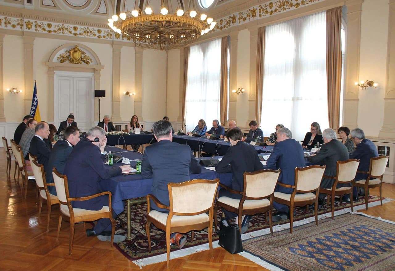 Predsjedatelj Predsjedništva BiH Šefik Džaferović primio veleposlanike Europske unije i država skupine G-7.