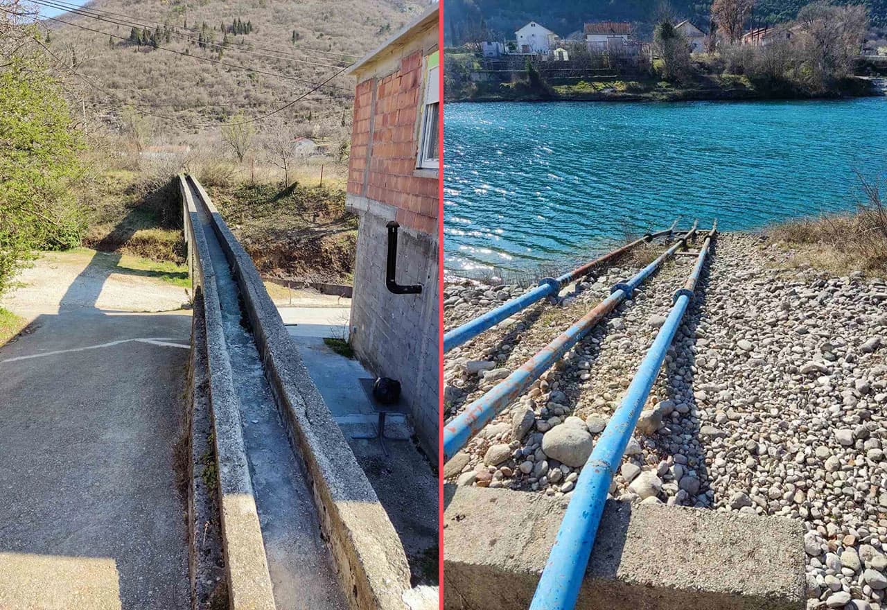 Dio sustava navodnjavanja koji postoji u Potocima