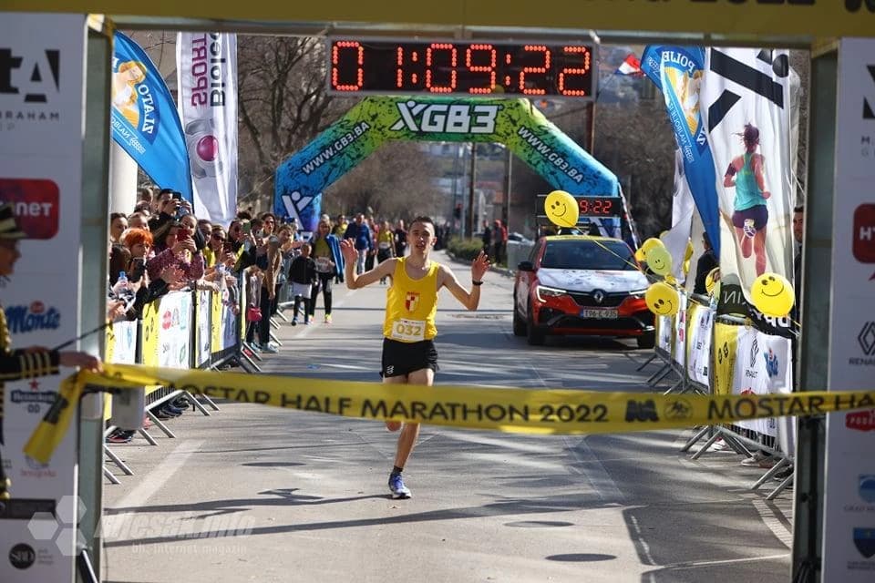 Ivan Dračar pobjednik je 6. Mostarskog polumaratona