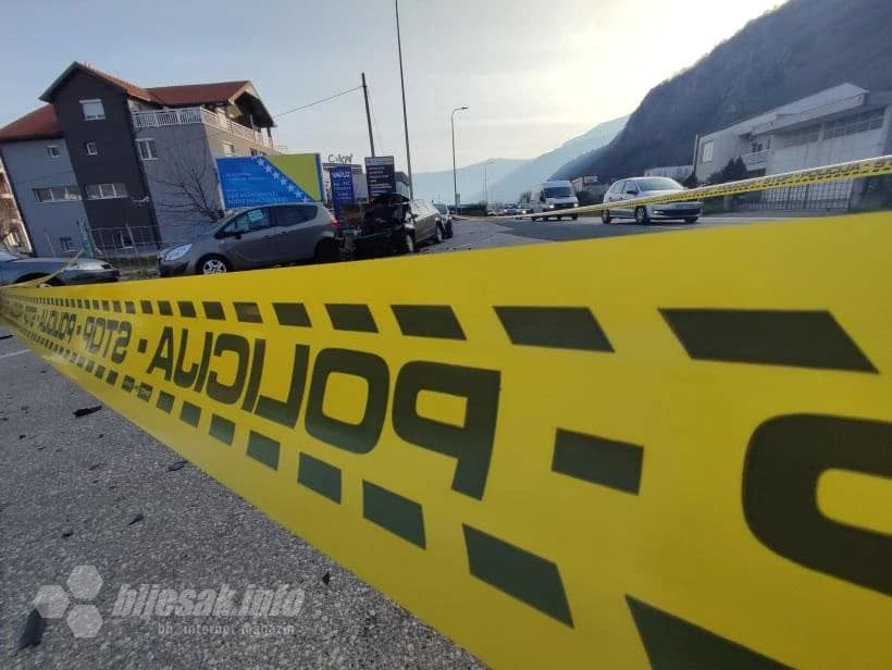 U eksploziji oštećena dva automobila stranih registarskih oznaka