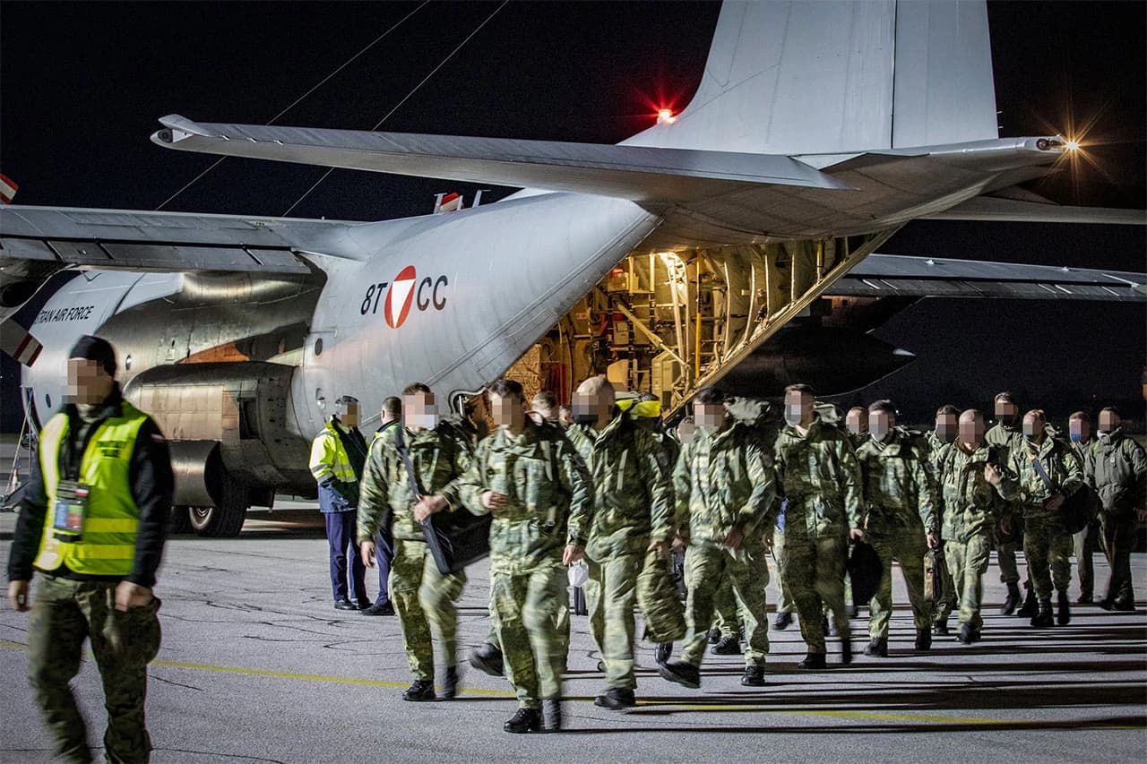 Austrijska četa stigla u BiH 