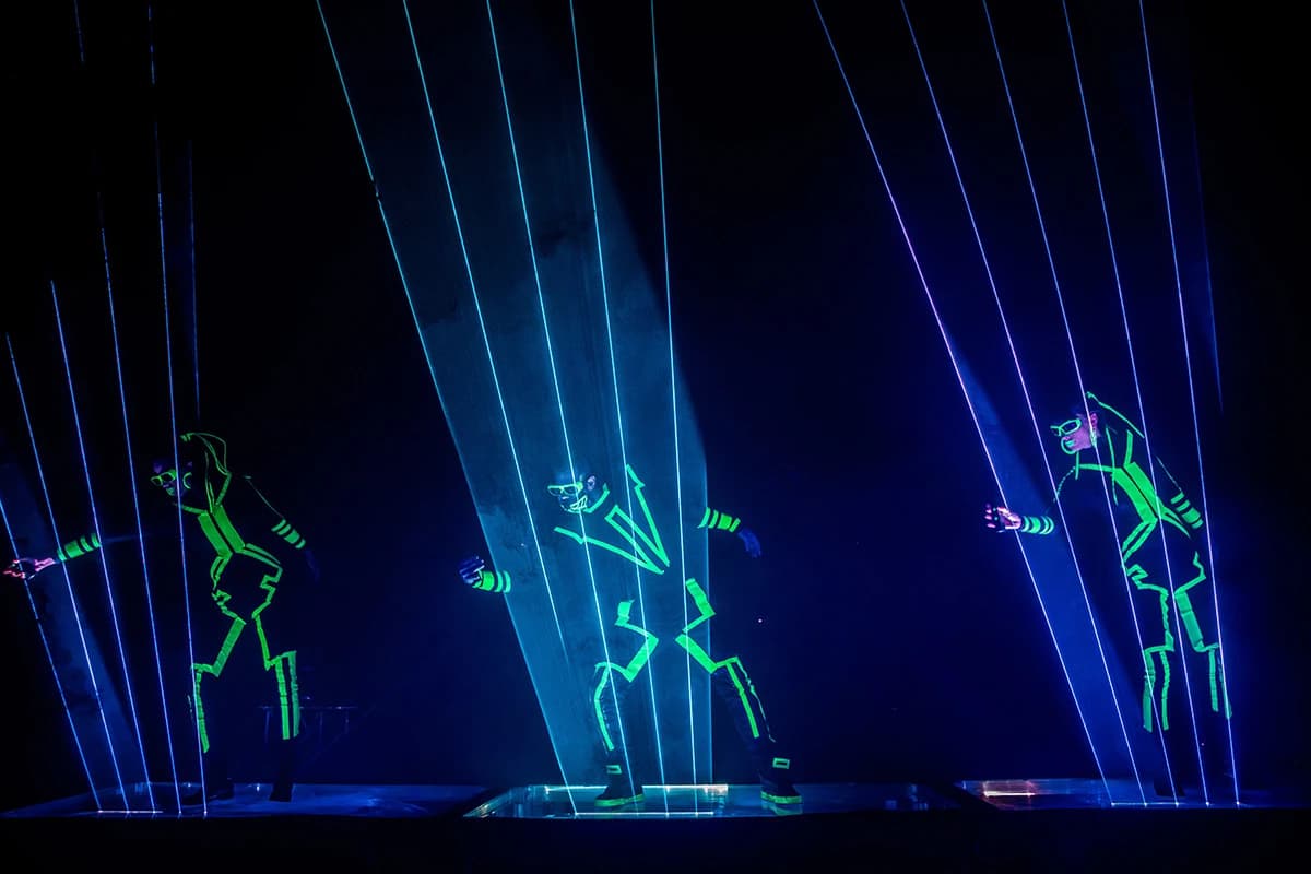 Laser Show Tuškanac Summer Stage