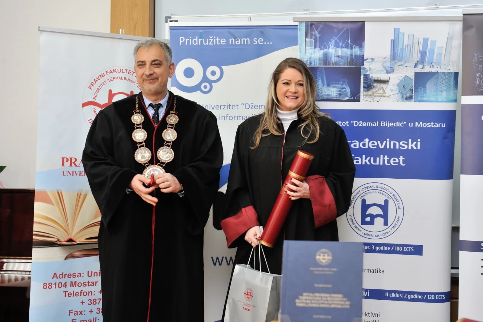 Na Univerzitetu 'Džemal Bijedić' u Mostaru održana svečana promocija doktora znanosti