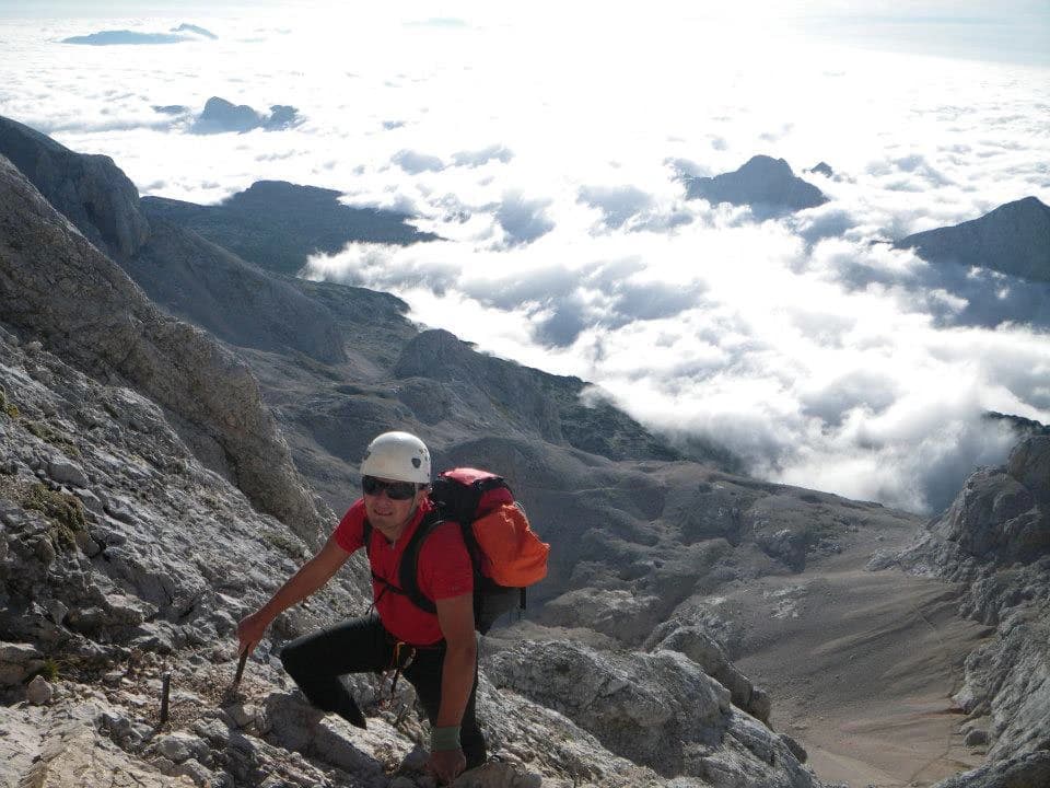 Uspon na Mali Triglav 2725 mnv 2012. godine