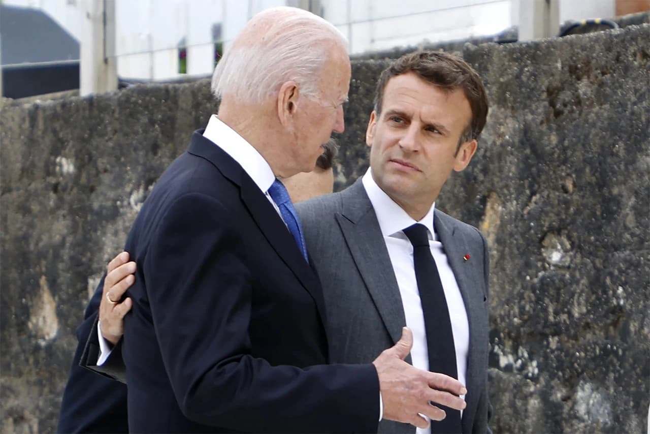 Biden i Macron