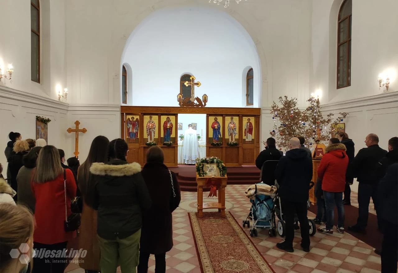 Čapljina: Pravoslavni vjernici proslavili Božić
