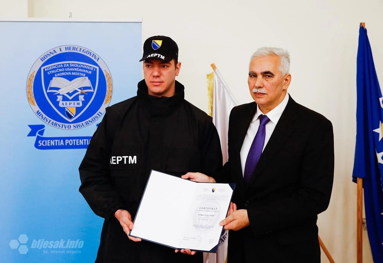 U Mostaru promovirana XIII. generacija mlađih inspektora