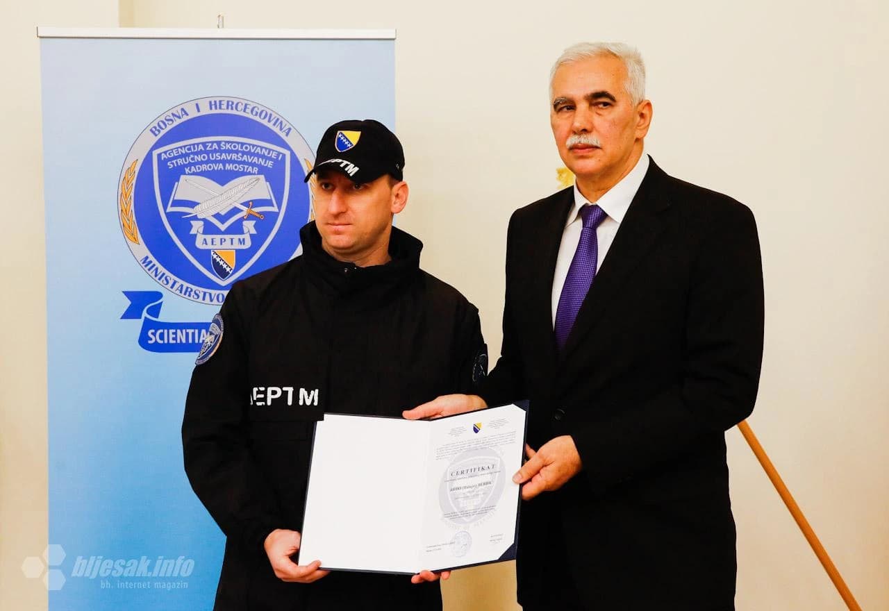 U Mostaru promovirana XIII. generacija mlađih inspektora