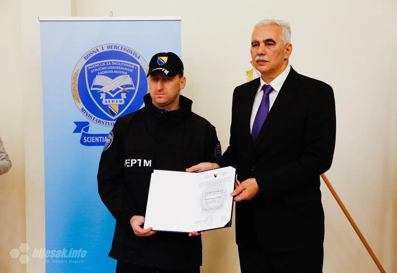 U Mostaru promovirana XIII. generacija mlađih inspektora