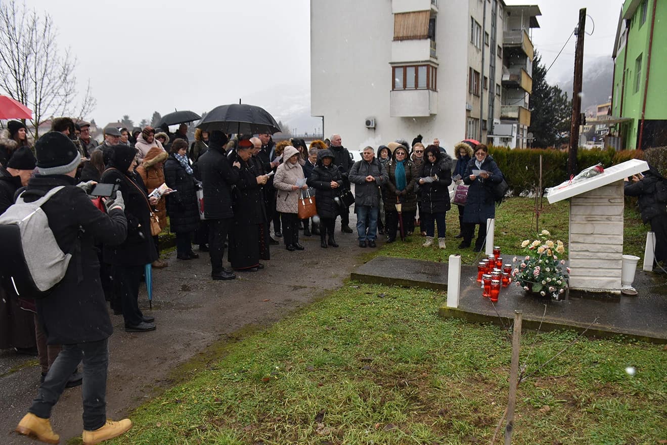 Blagoslovljeno zvono buduće crkve Drinskih mučenica u Goraždu