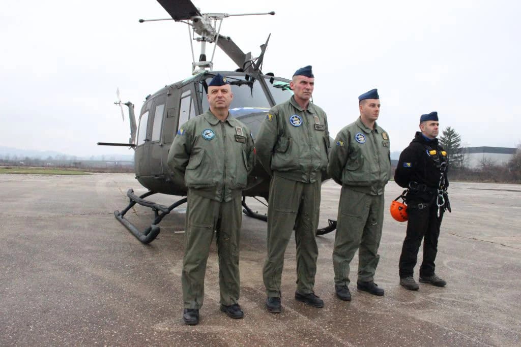 Svečanost primopredaje američkih helikoptera OS BiH