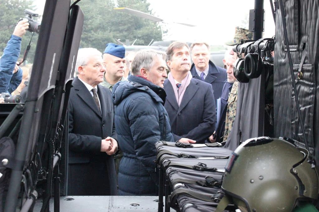 Svečanost primopredaje američkih helikoptera OS BiH
