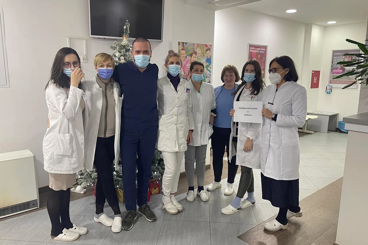 Liječnici u HNŽ-u dali podršku kolegama u Konjicu