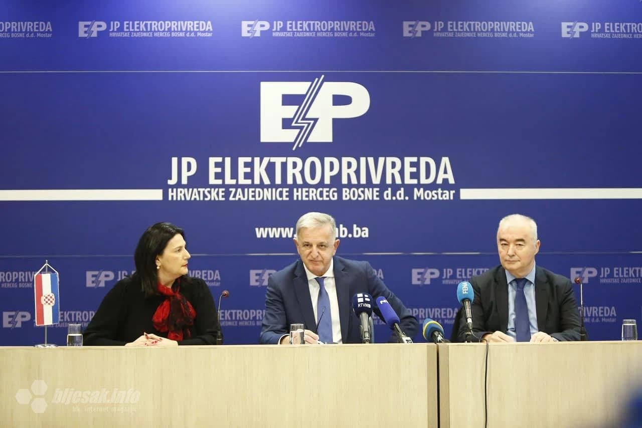 Konferencija za medije JP "Elektroprivrede" HZ HB 