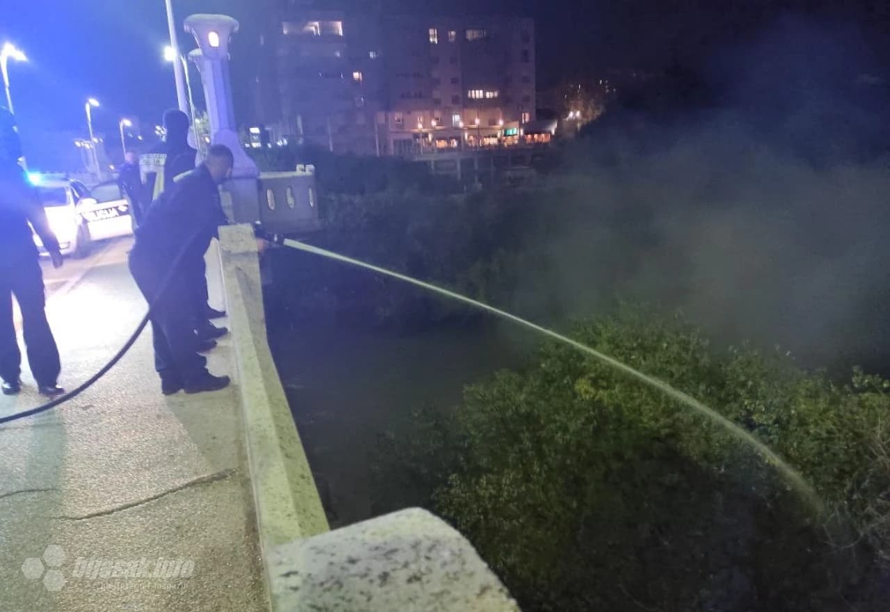 Vatrogasci intervenirali na Carinskom mostu 