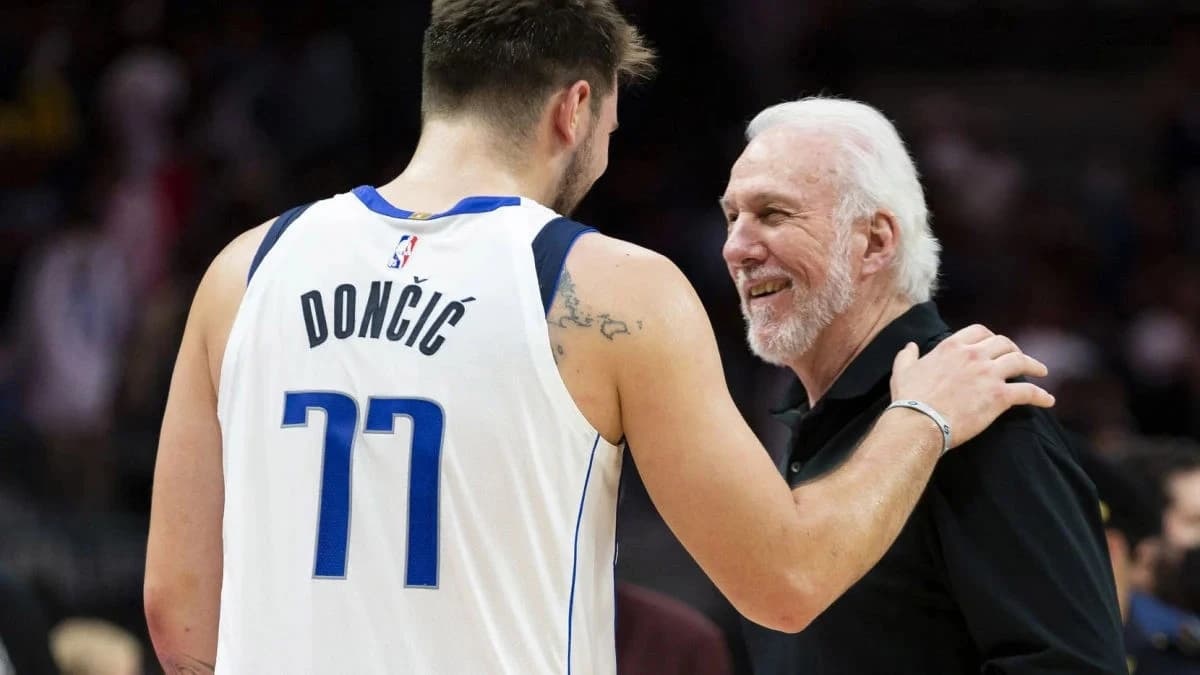 Gregg Popovich i Luka Dončić