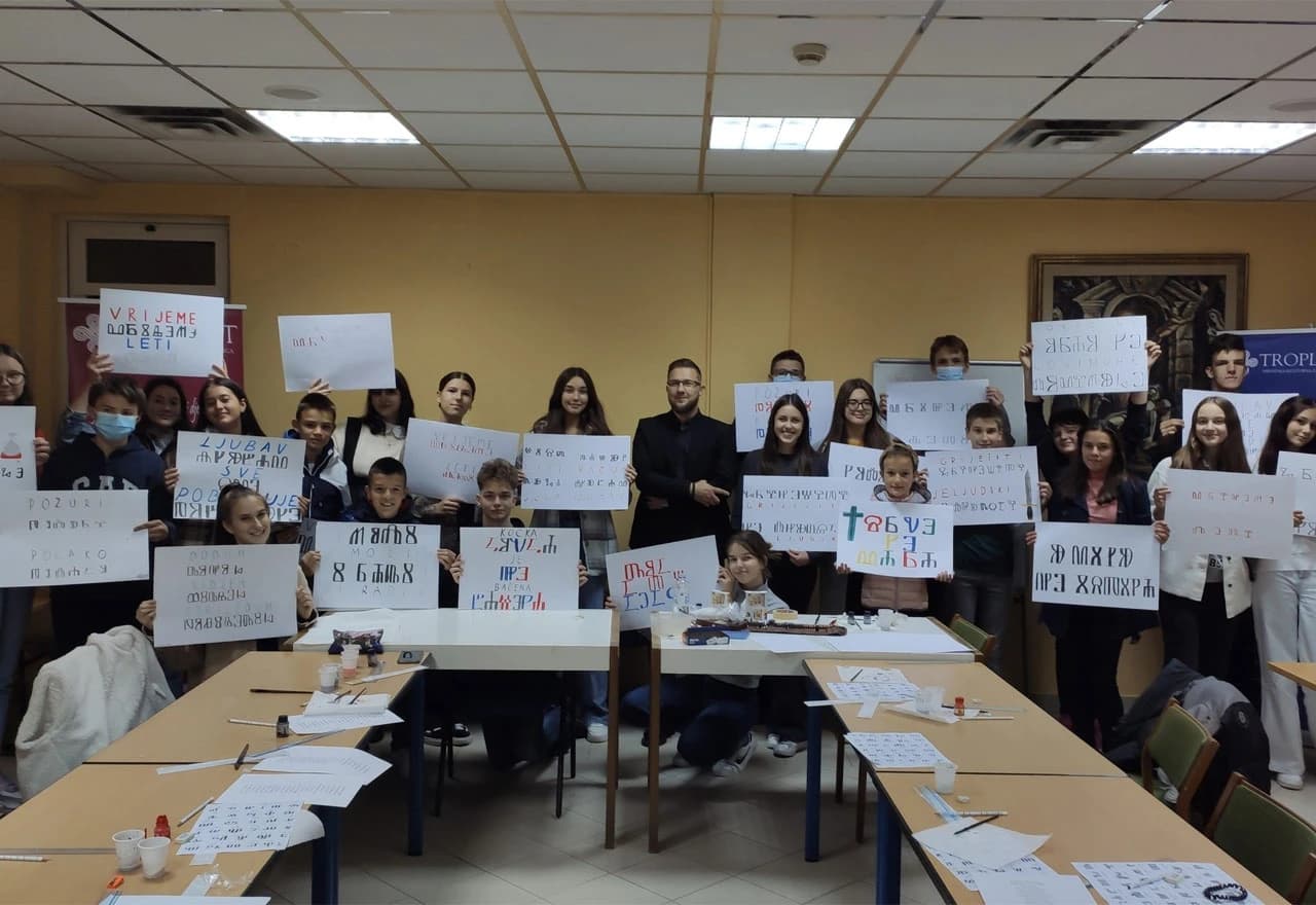 Održana kreativna radionica pisanja glagoljice