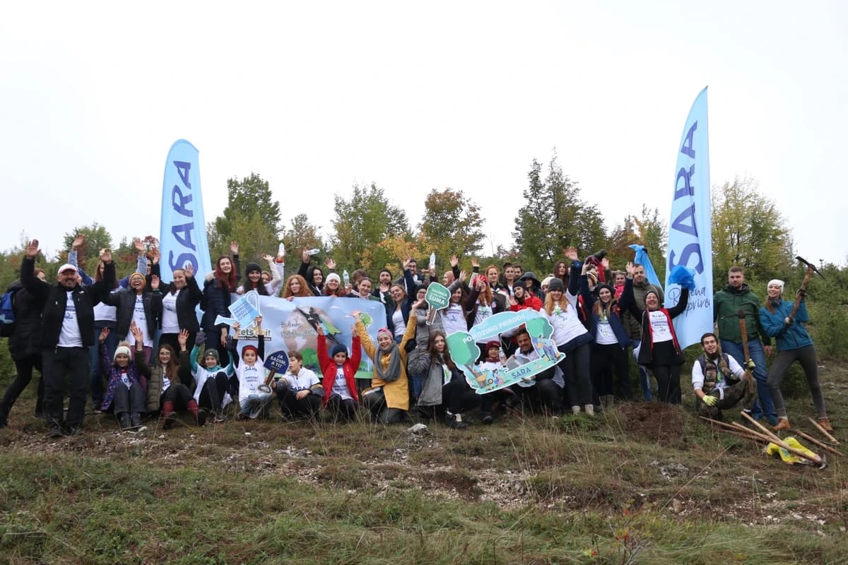 SARA i Let's Do It u akciji pošumljavanja: 1000 sadnica za Bjelašnicu