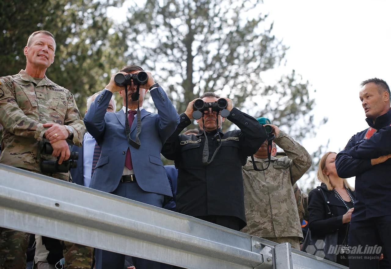 Vježbu su promatrali ministar sigurnosti BiH i veleposlanik SAD-a u BIH