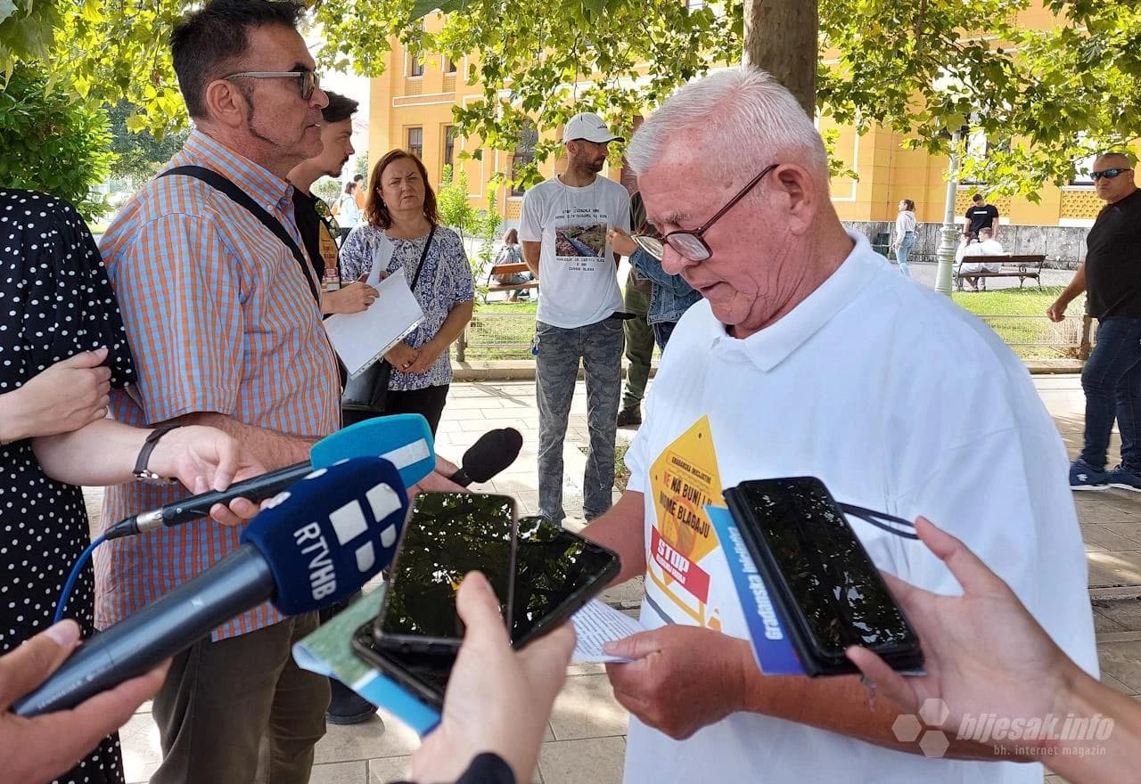 Ulična akcija u Mostaru