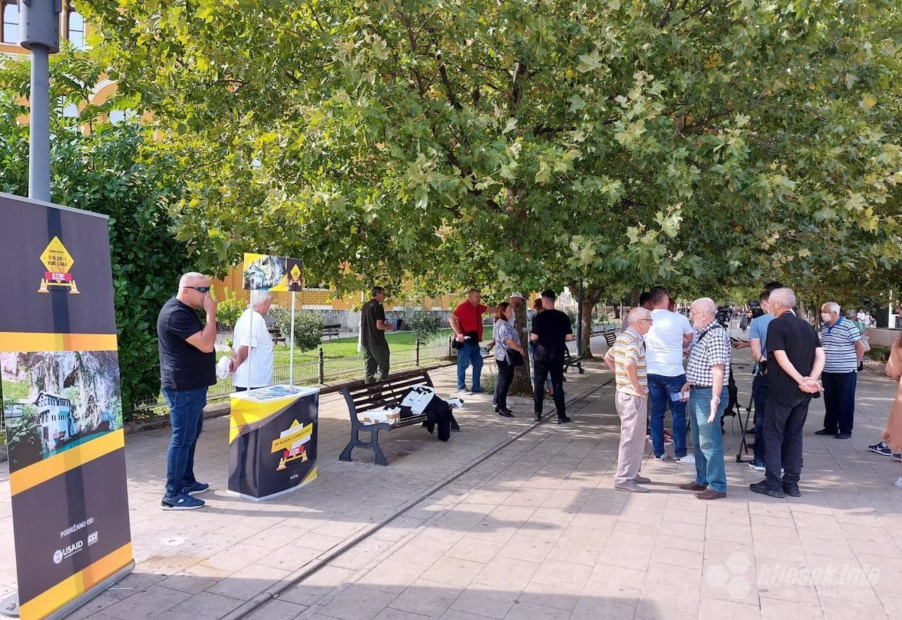 Ulična akcija u Mostaru