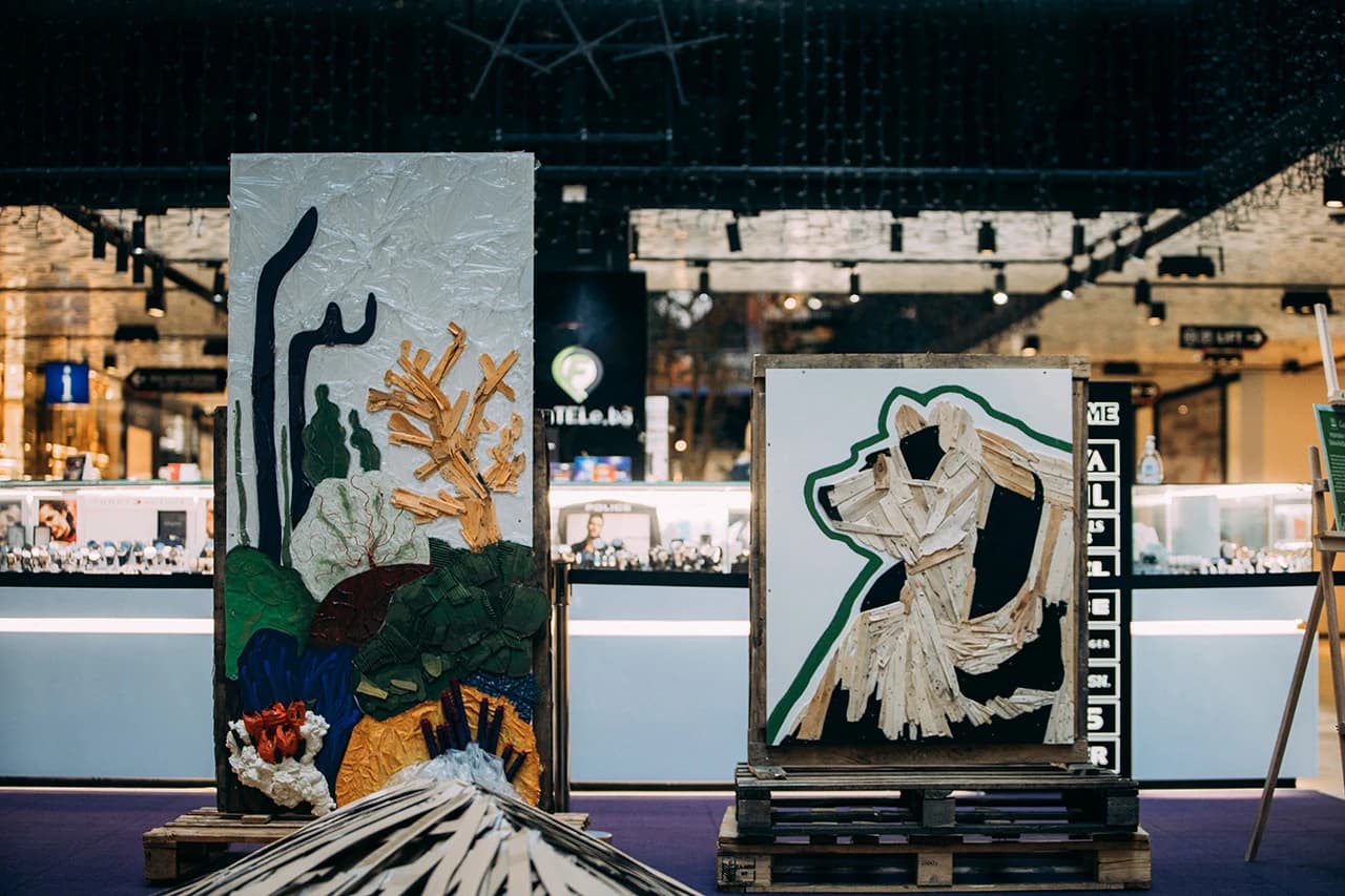 Skoro 250 kg otpadnog materijala pretvoreno u unikatna umjetnička djela