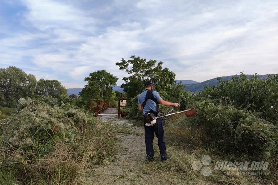 Vrijedna akcija na starom Ćirinom mostu u Čapljini