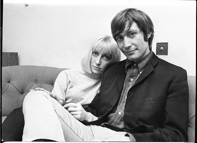 Charlie Watts i supruga Shirley Ann Shepherd