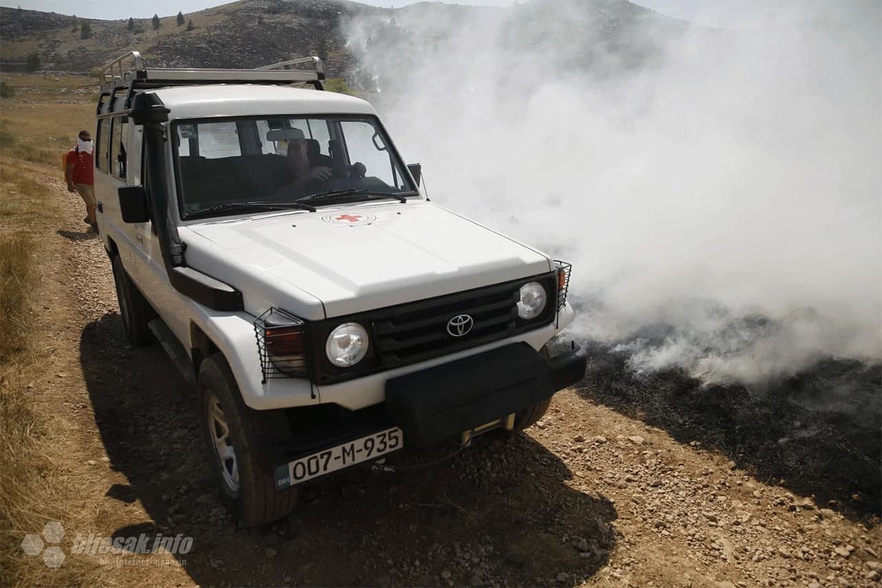 Borba s vatrenom stihijom na Čabulji 