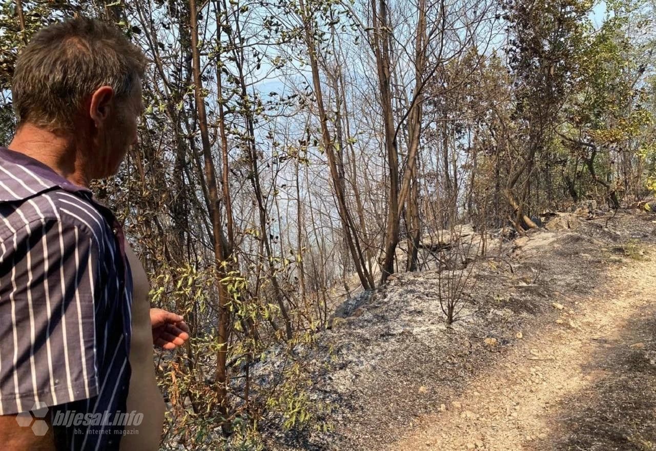 Dva mještana Đubrana sami gase veliki požar