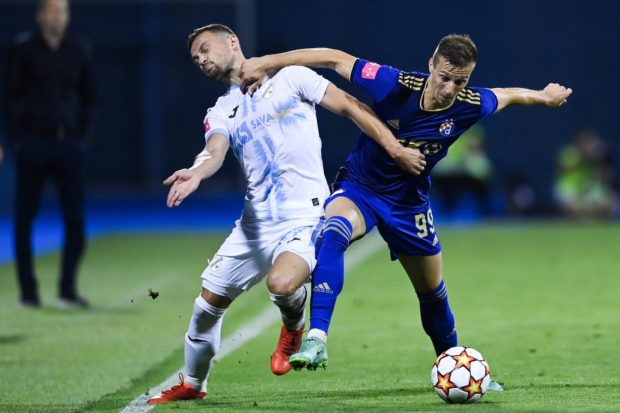 Detalj s utakmice Dinamo - Rijeka