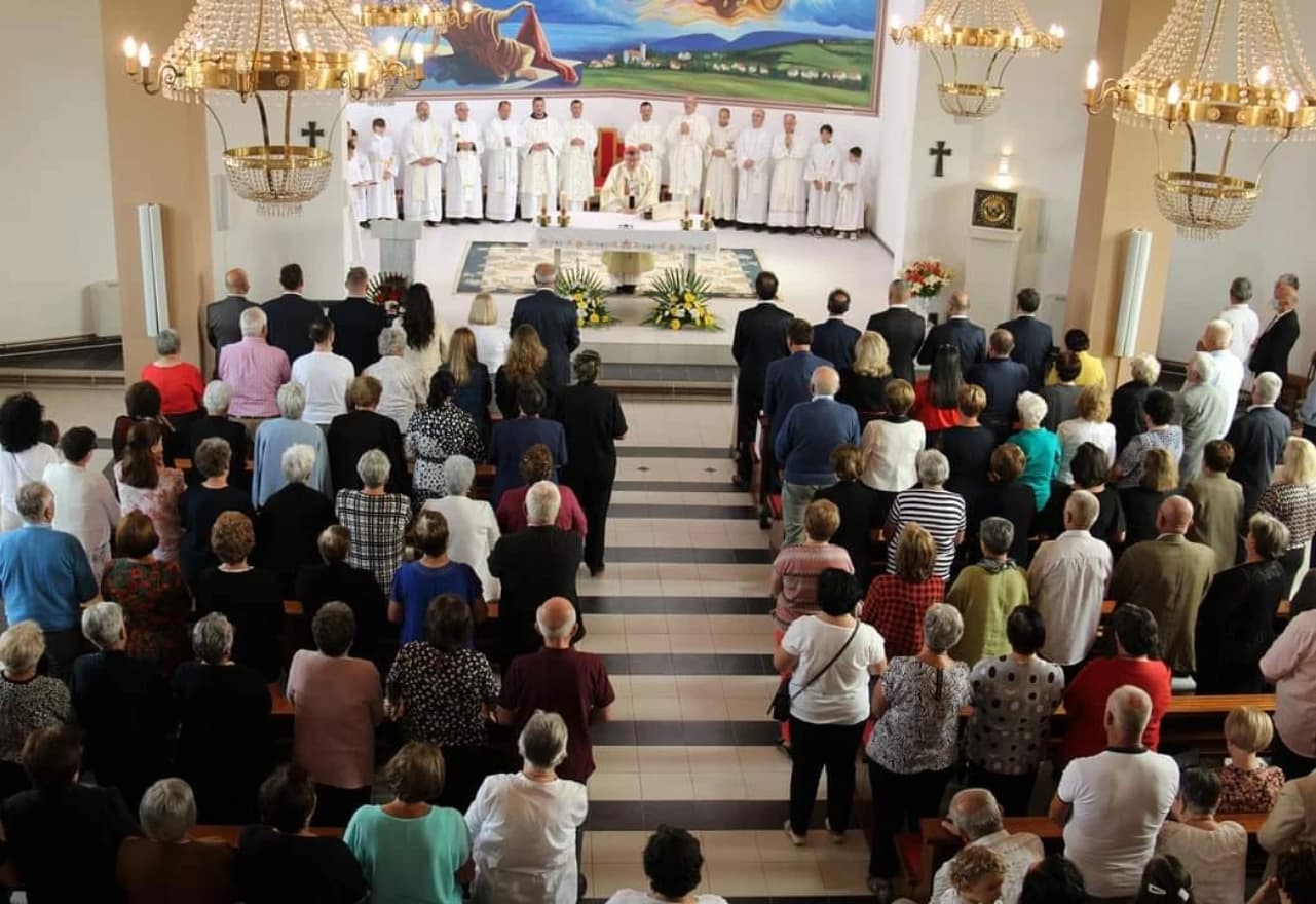 Hrvatska politička elita na Svetoj misi u Bugojnu 