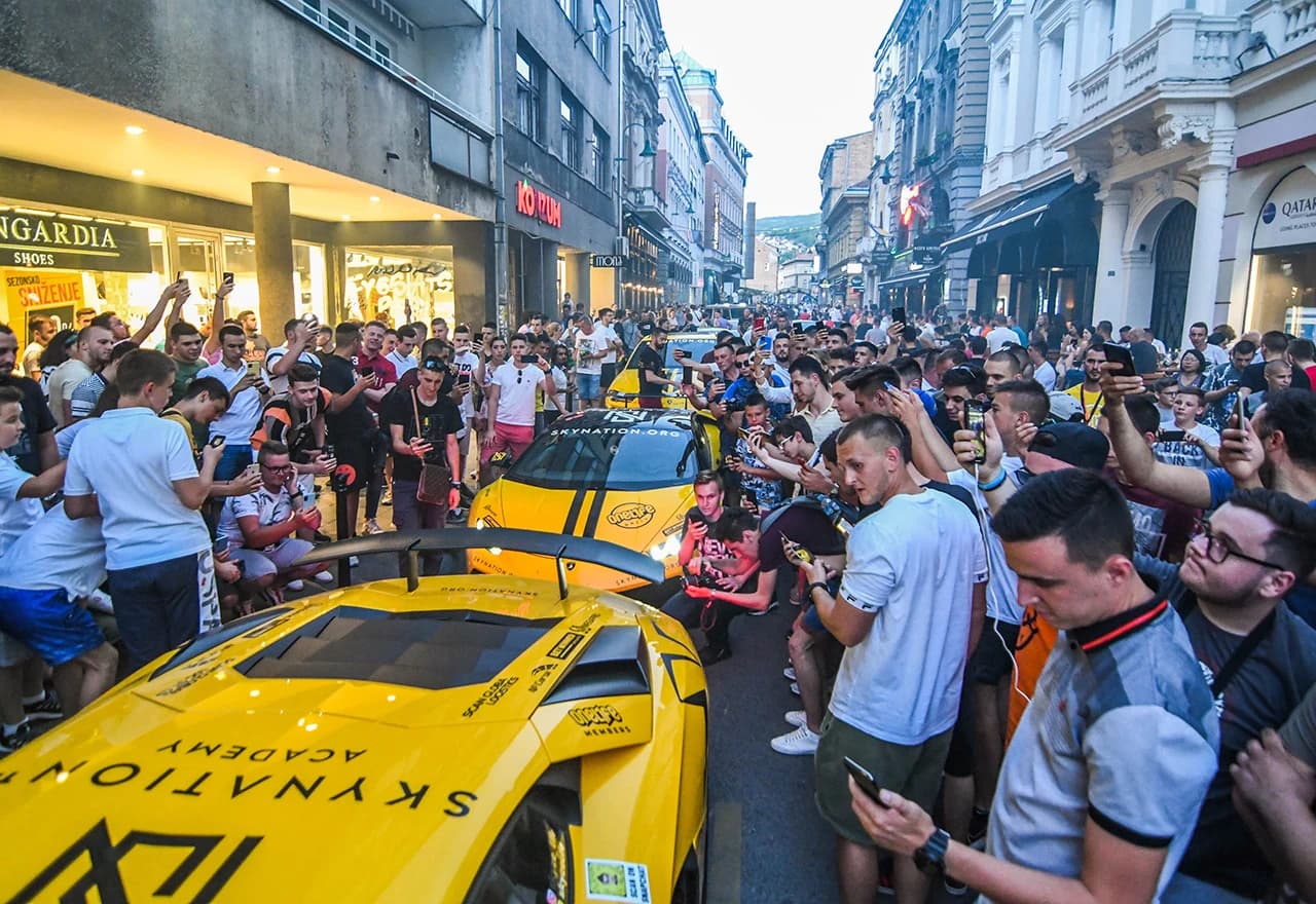 OneLifeRally karavana sportskih automobila u Sarajevu