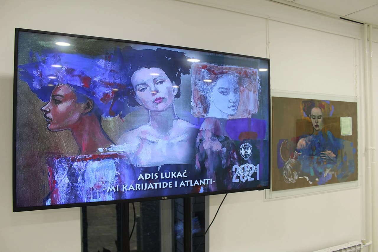 Mladi sarajevski umjetnik Adis Lukač Mostarcima predstavio izložbu Mi, karijatide i atlanti