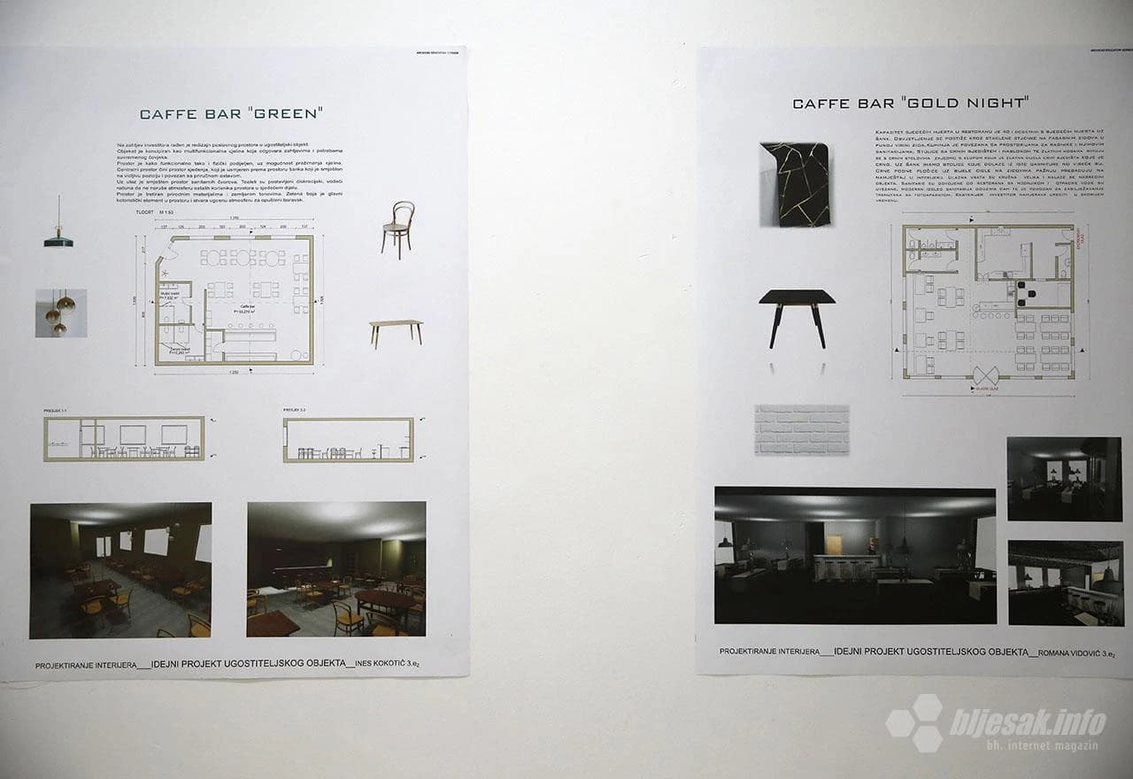 Otvorena izložba učenika Srednje građevinske škole Jurja Dalmatinca Mostar