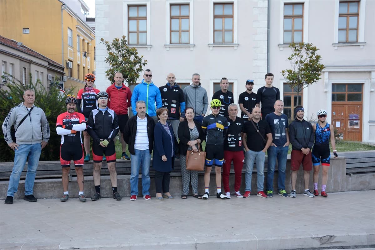 Sanjin Memić započeo biciklistički maraton iz Mostara ka Srebrenici