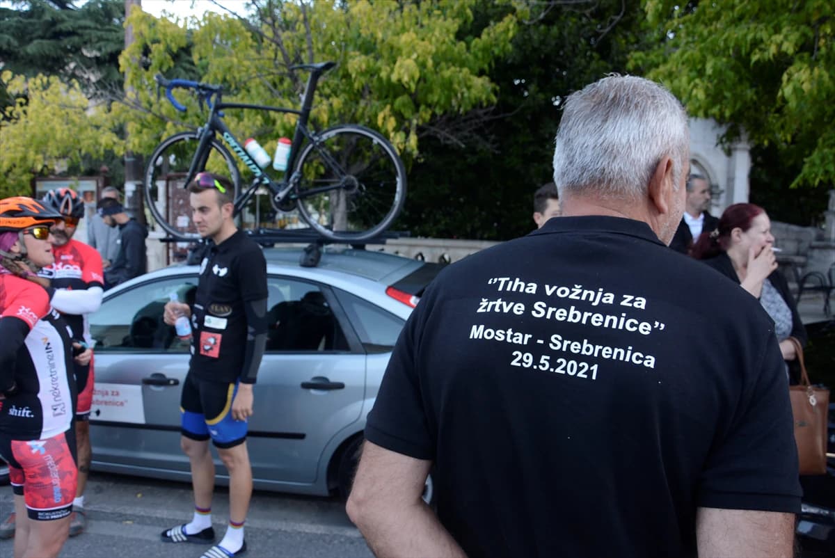 Sanjin Memić započeo biciklistički maraton iz Mostara ka Srebrenici