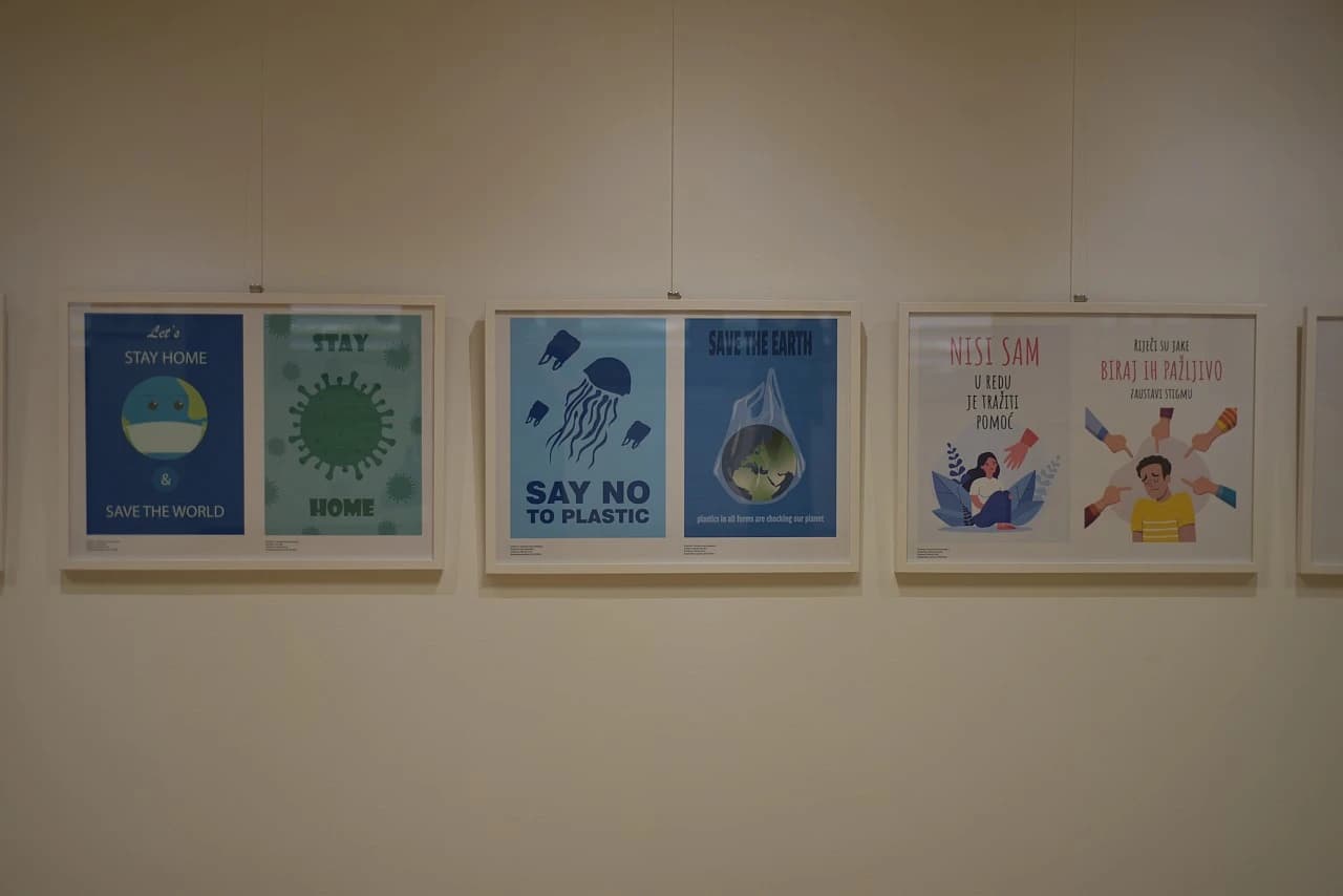 Svečano otvorena Galerija visoke skole Logos Centar u Mostaru